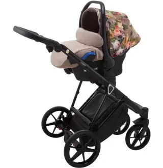 Автокрісло Adamex Kite Flowers FL5 Капучино (квіти)