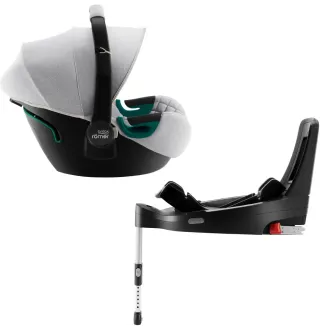 Автокрісло Britax-Romer Baby-Safe 3 i-Size Nordic Grey з платформою Flex Base iSense