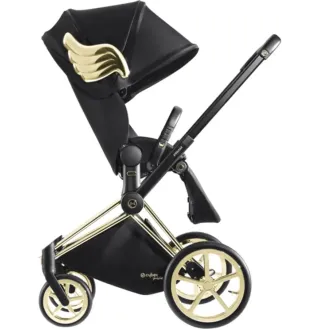 Прогулянкова коляска Cybex Priam JS Wings black