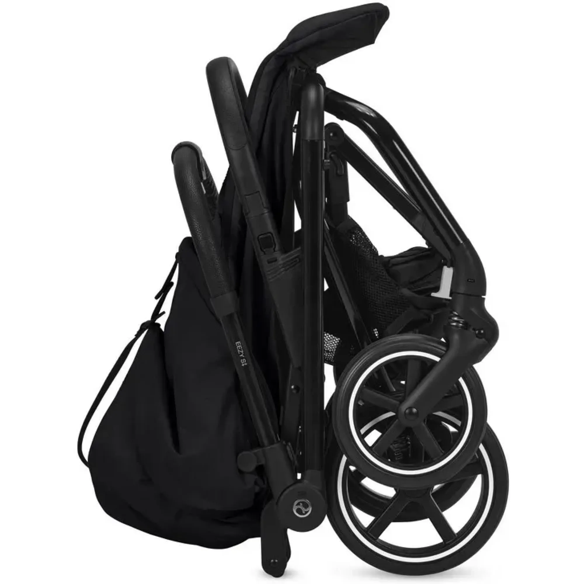 Прогулянкова коляска Cybex Eezy S+2 Moon Black (з бампером)