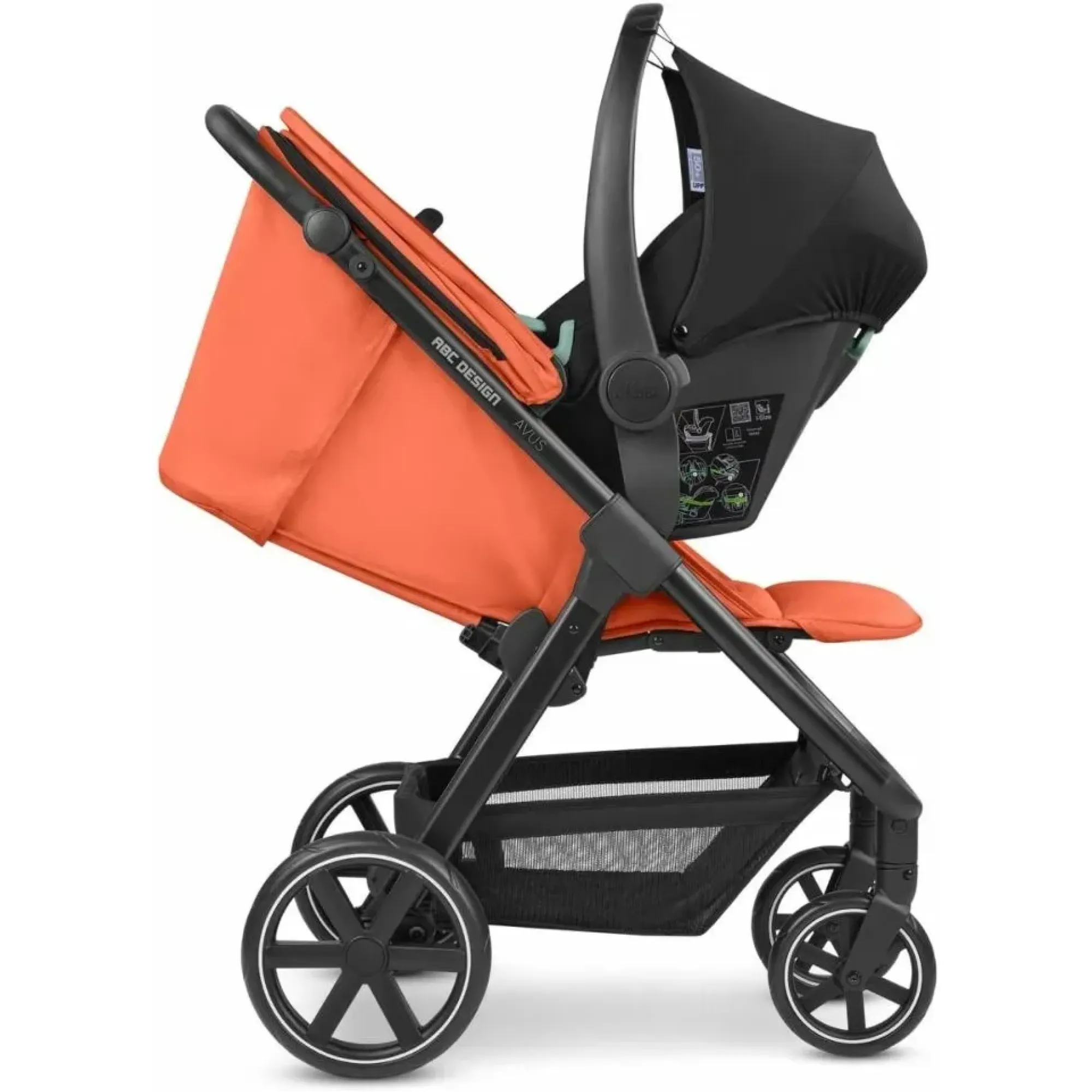 Коляска прогулянкова ABC Design Avus carrot