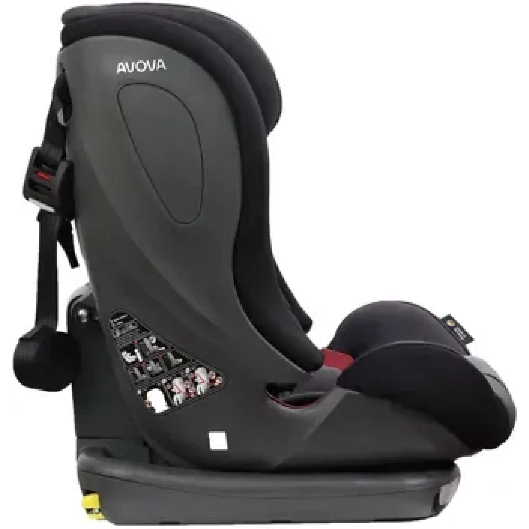 Автокрісло Avova Sperling-Fix i-Size Grey&Black