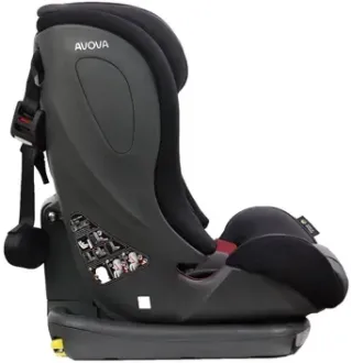 Автокрісло Avova Sperling-Fix i-Size Grey&Black
