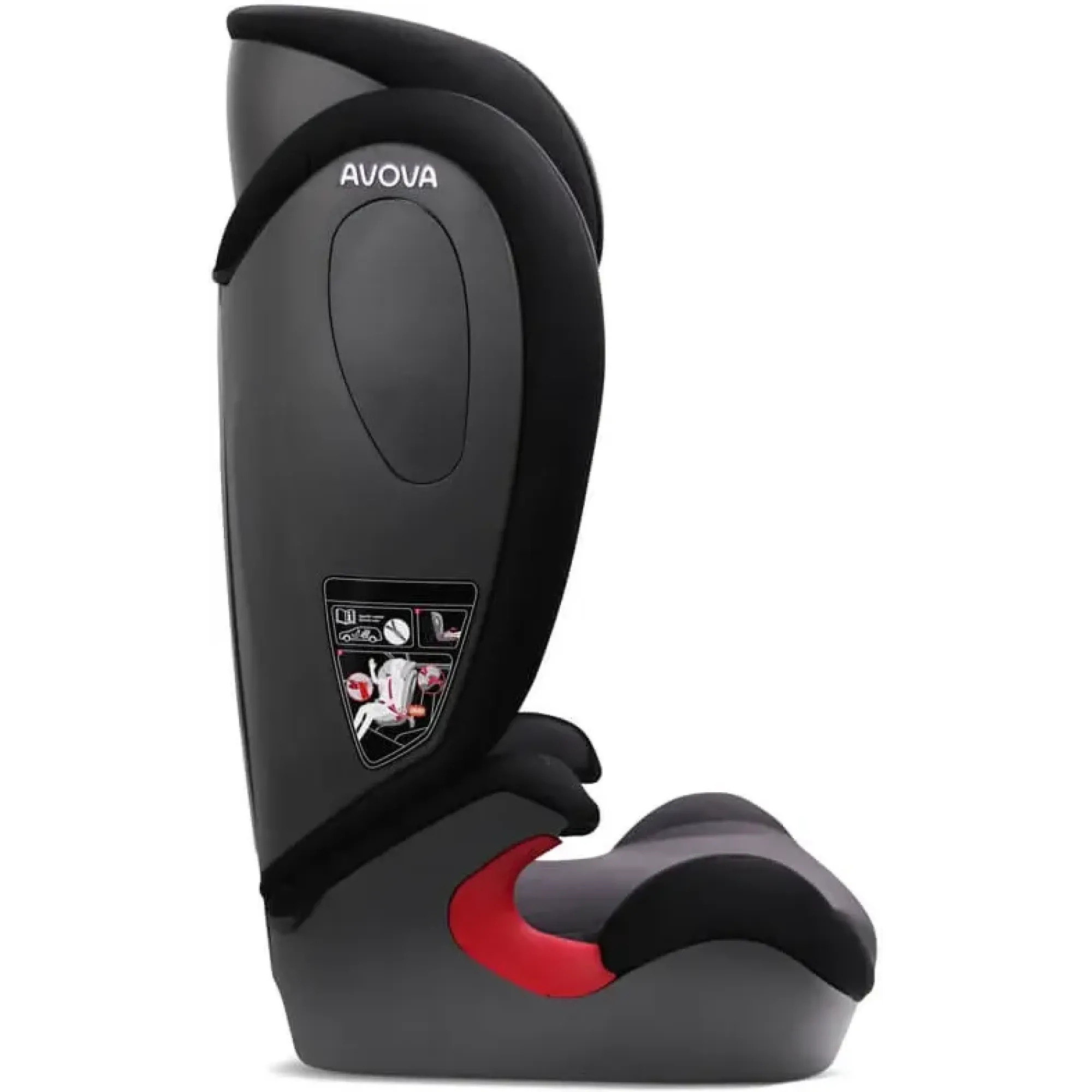 Автокрісло Avova Star i-Size Grey&Black