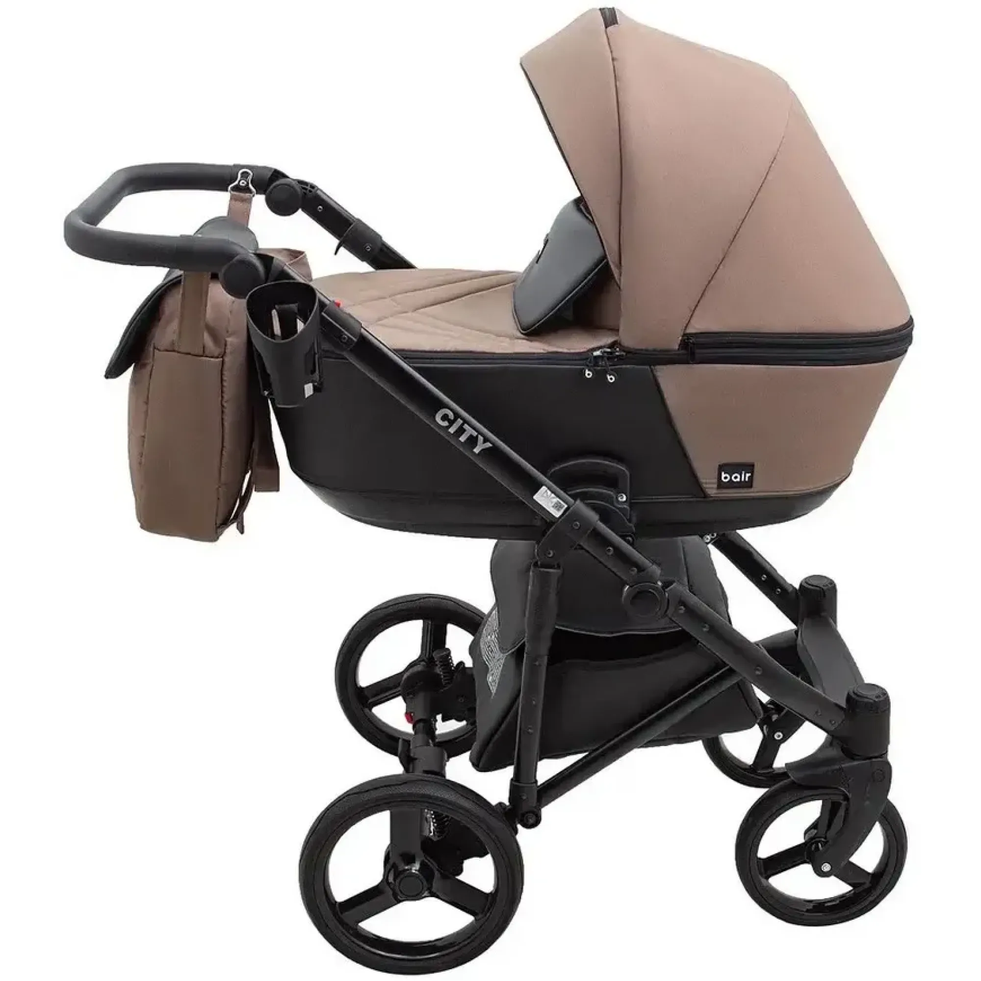 Коляска 2в1 Bair City Soft 273 Капучино