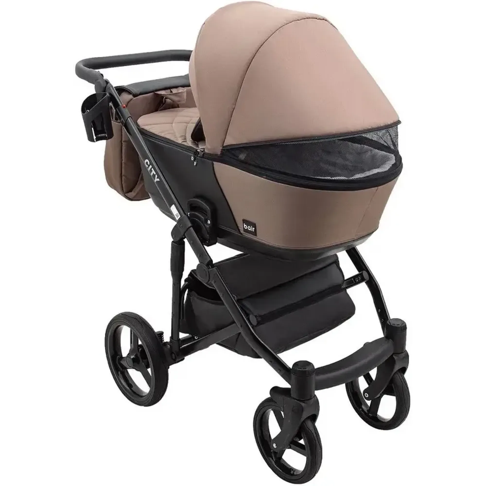 Коляска 2в1 Bair City Soft 273 Капучино