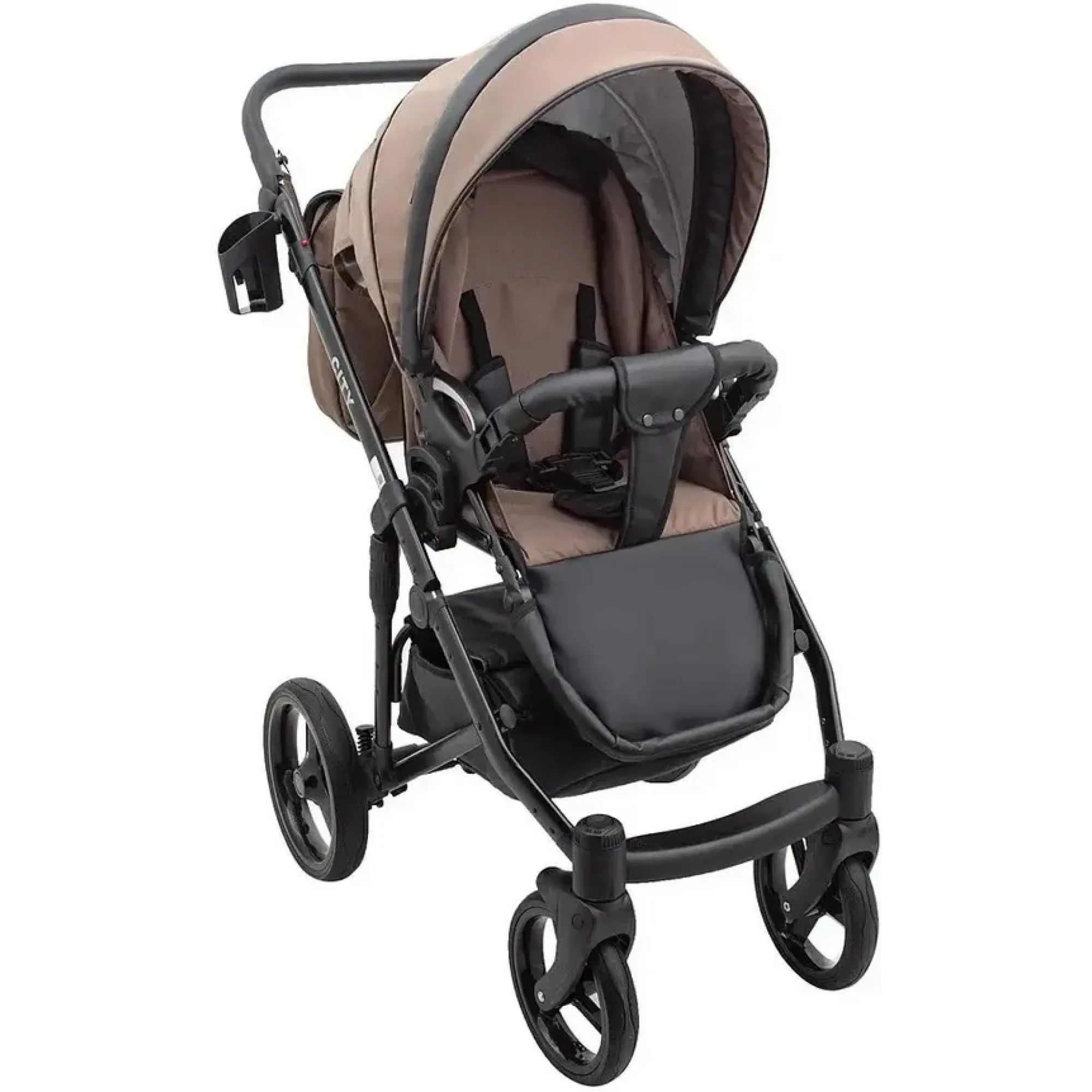 Коляска 2в1 Bair City Soft 273 Капучино