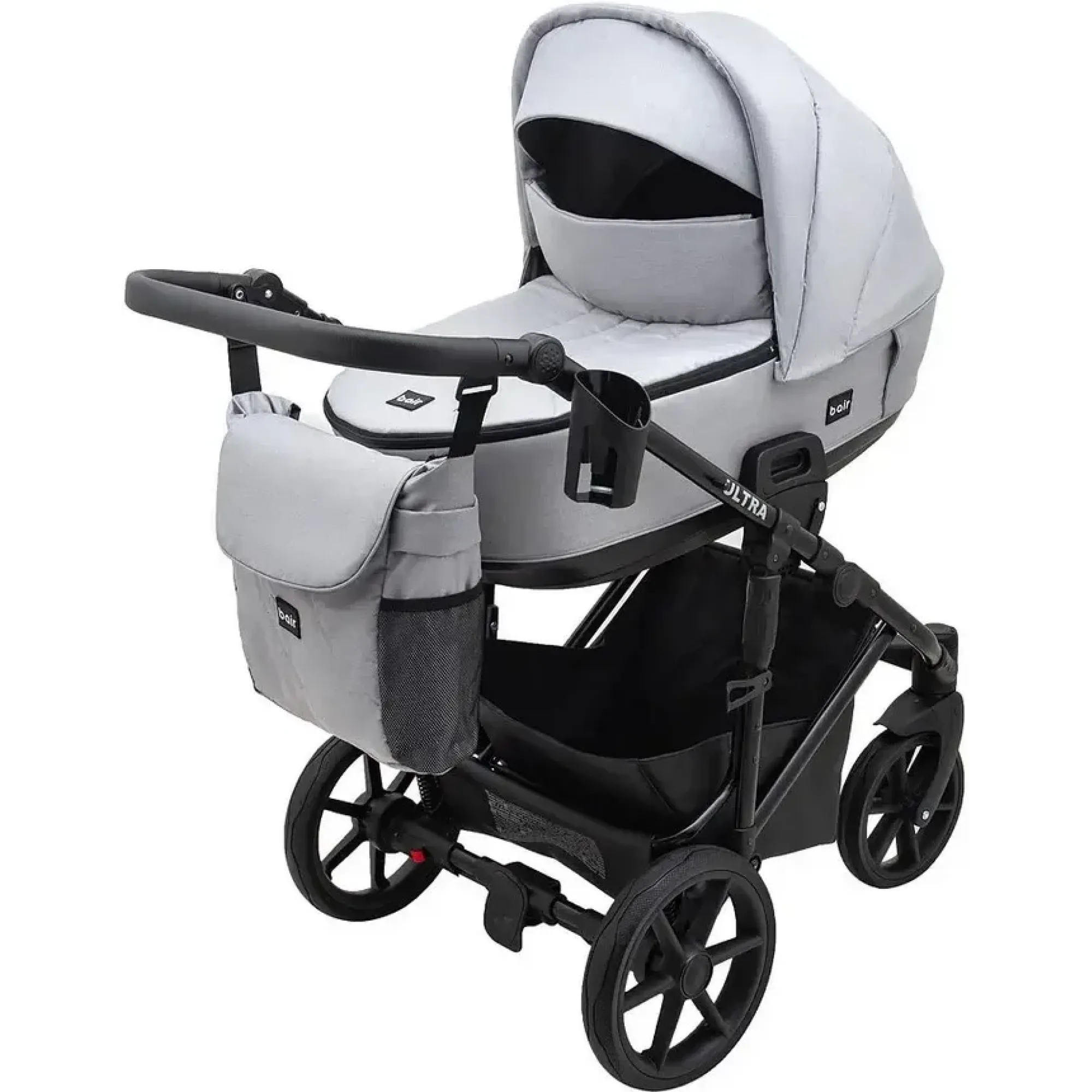 Коляска 2в1 Bair Ultra Soft U-218 Сірий
