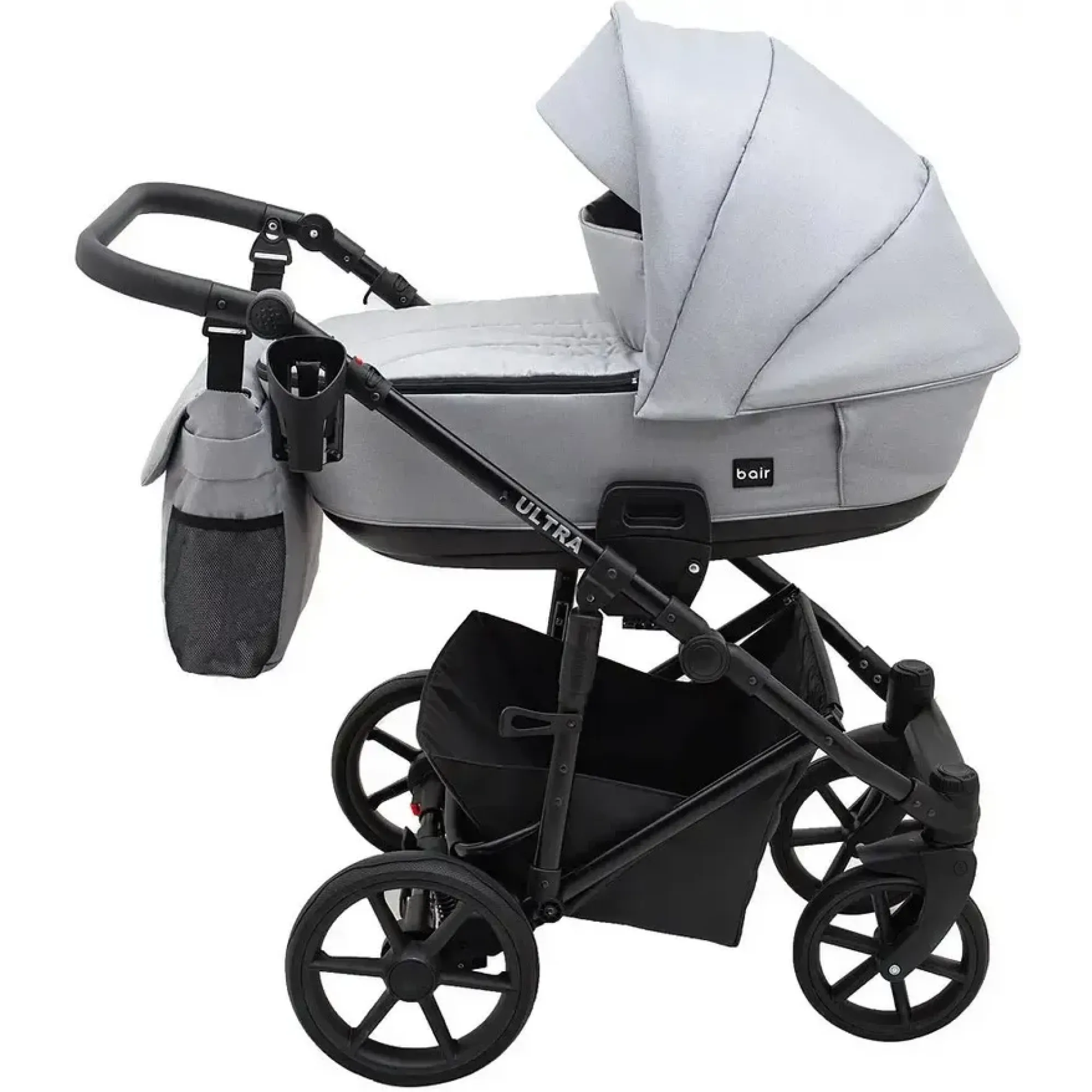 Коляска 2в1 Bair Ultra Soft U-218 Сірий