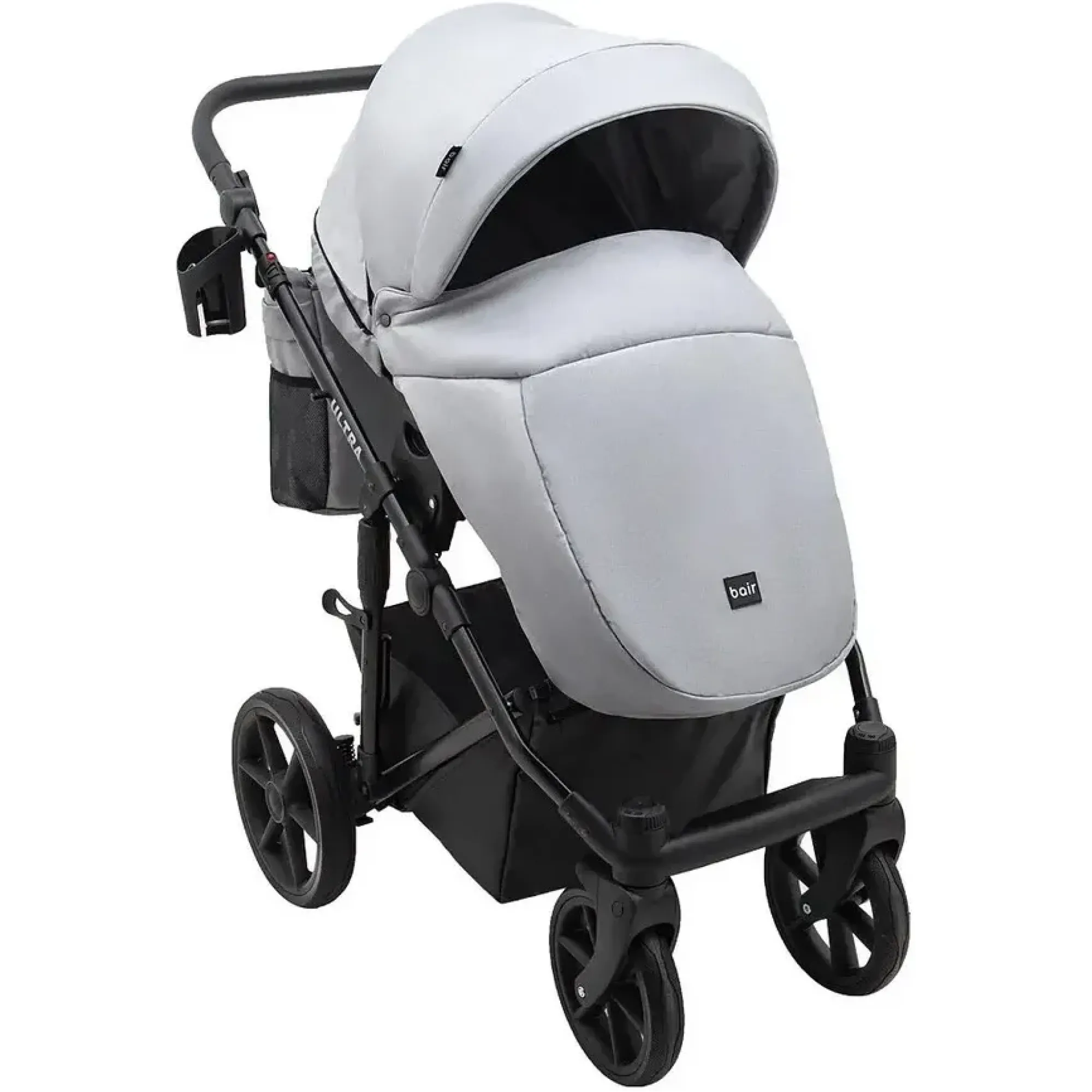 Коляска 2в1 Bair Ultra Soft U-218 Сірий