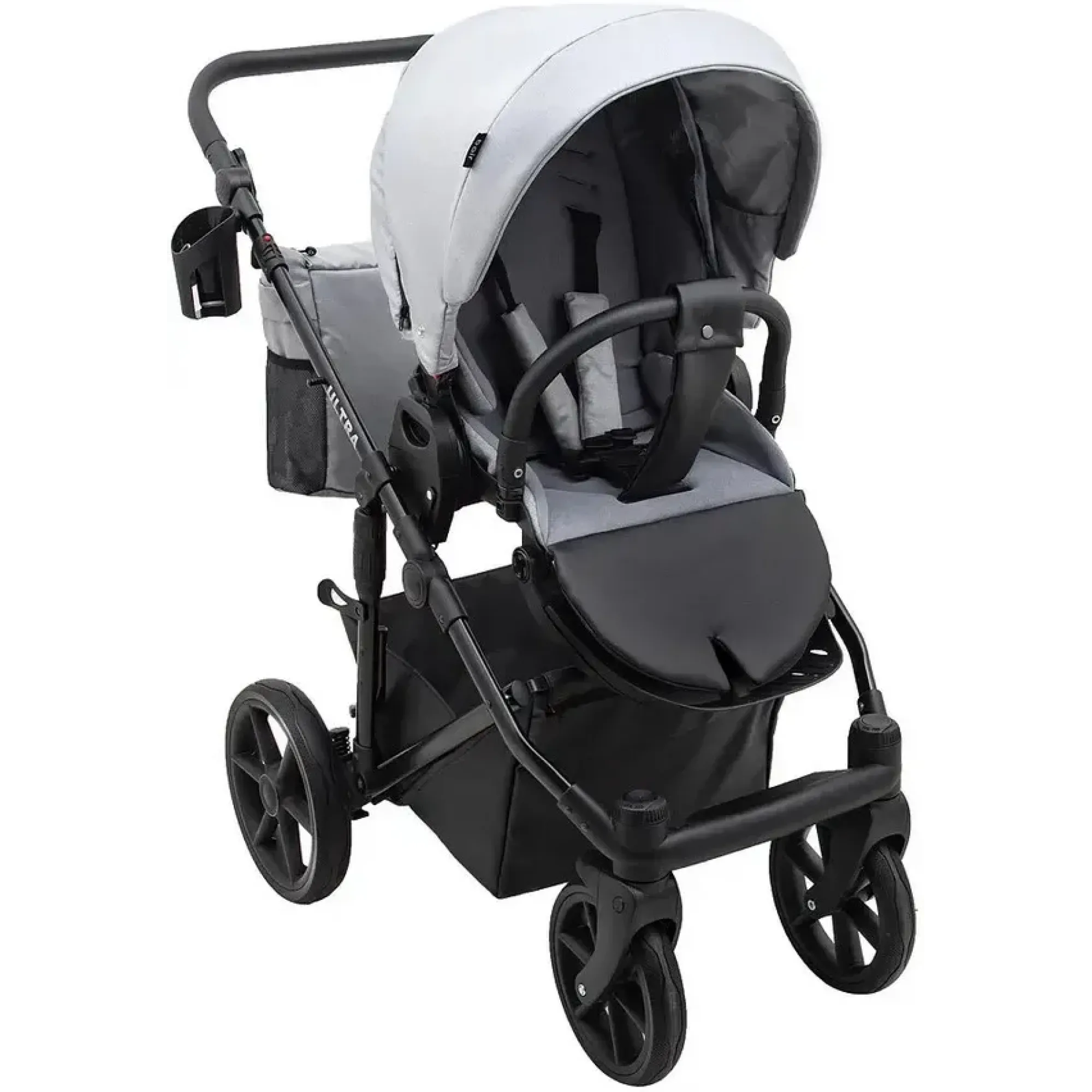 Коляска 2в1 Bair Ultra Soft U-218 Сірий