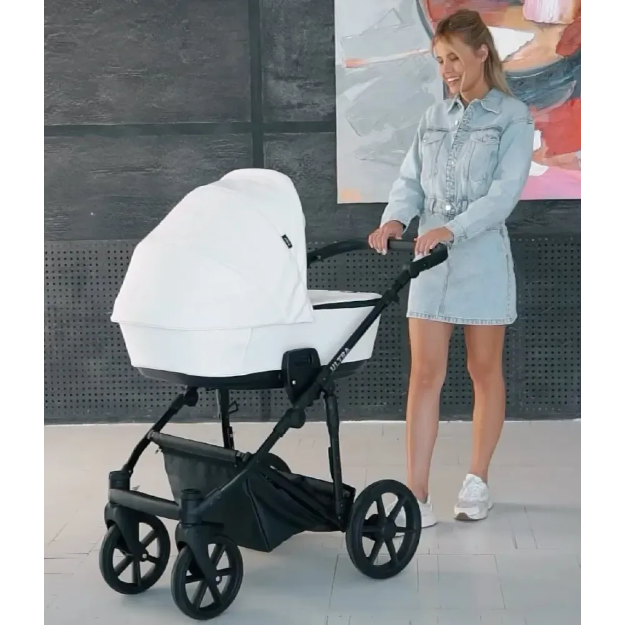 Коляска 2в1 Bair Ultra Soft U-218 Сірий