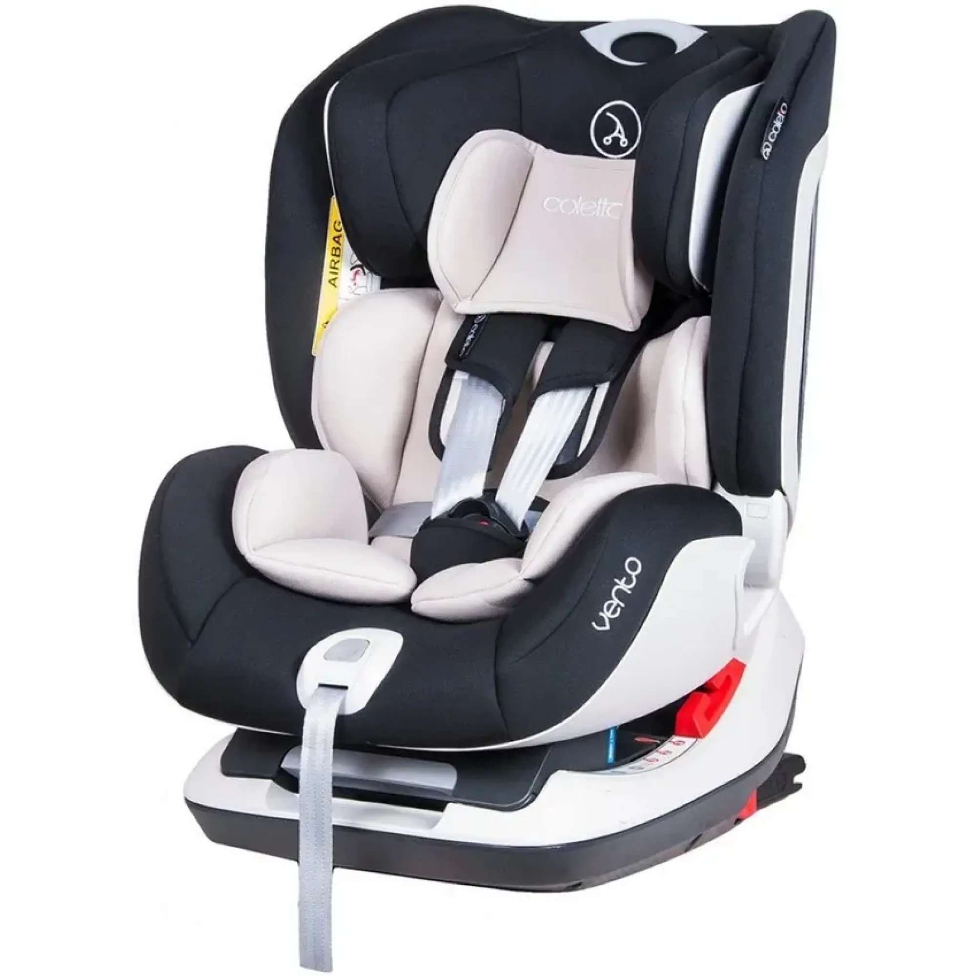 Автокрісло Coletto Vento Isofix Black (чорне)