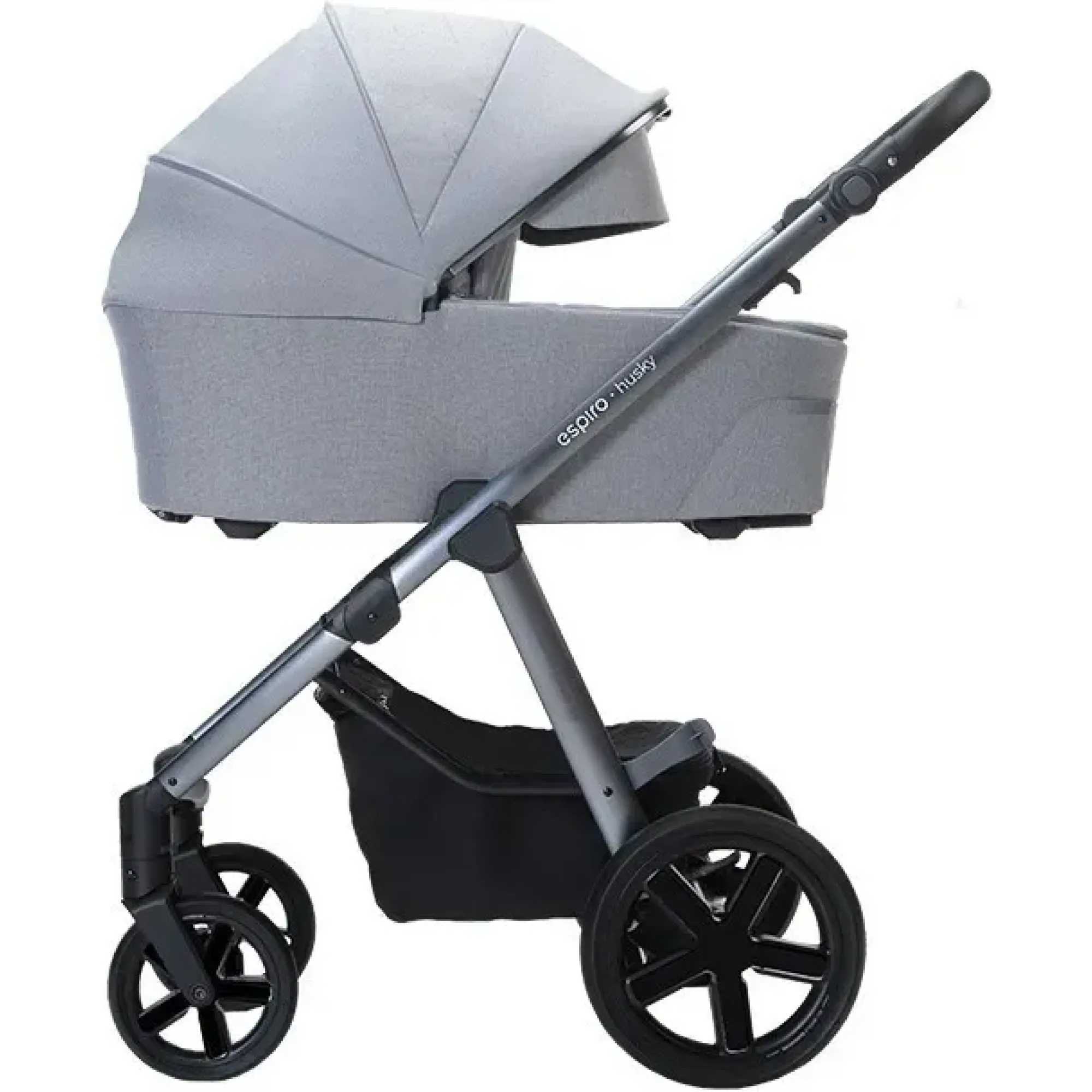 Коляска 2в1 Espiro Husky XL 2022 210 Black