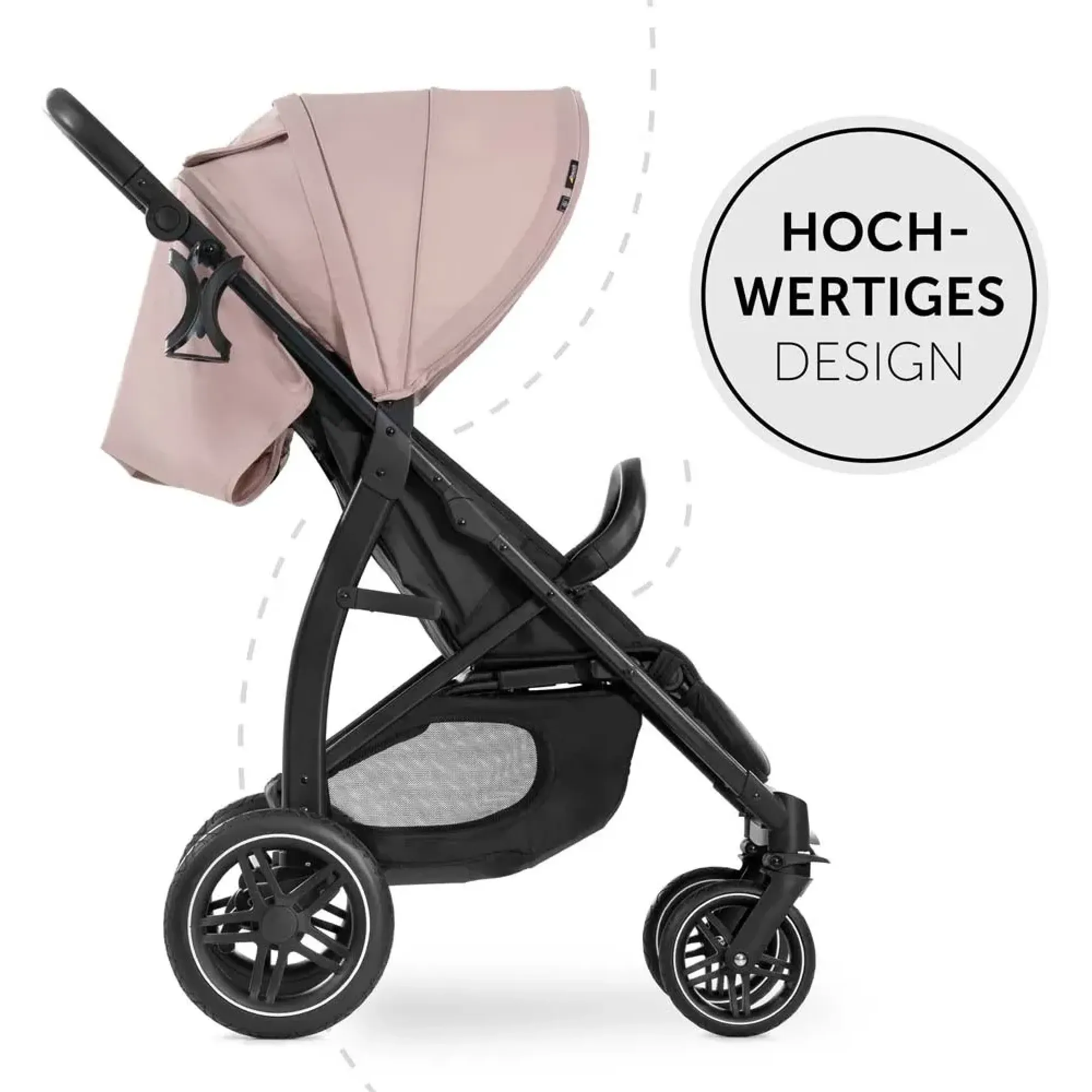 Коляска прогулянкова Hauck Rapid 4D Dusty Rose