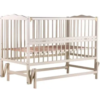 Ліжко Babyroom Веселка DVMO-2 маятник, відкидний бік бук слонова кістка