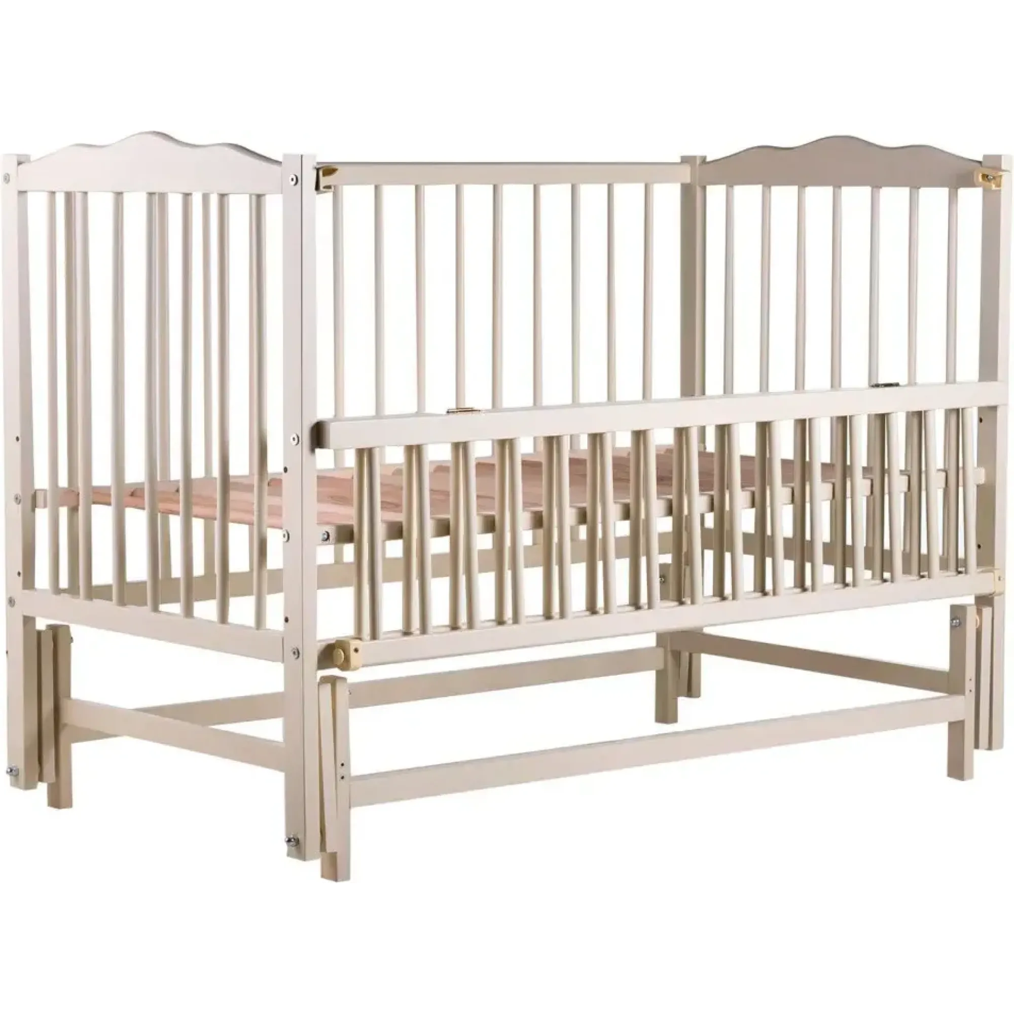 Ліжко Babyroom Веселка DVMO-2 маятник, відкидний бік бук слонова кістка