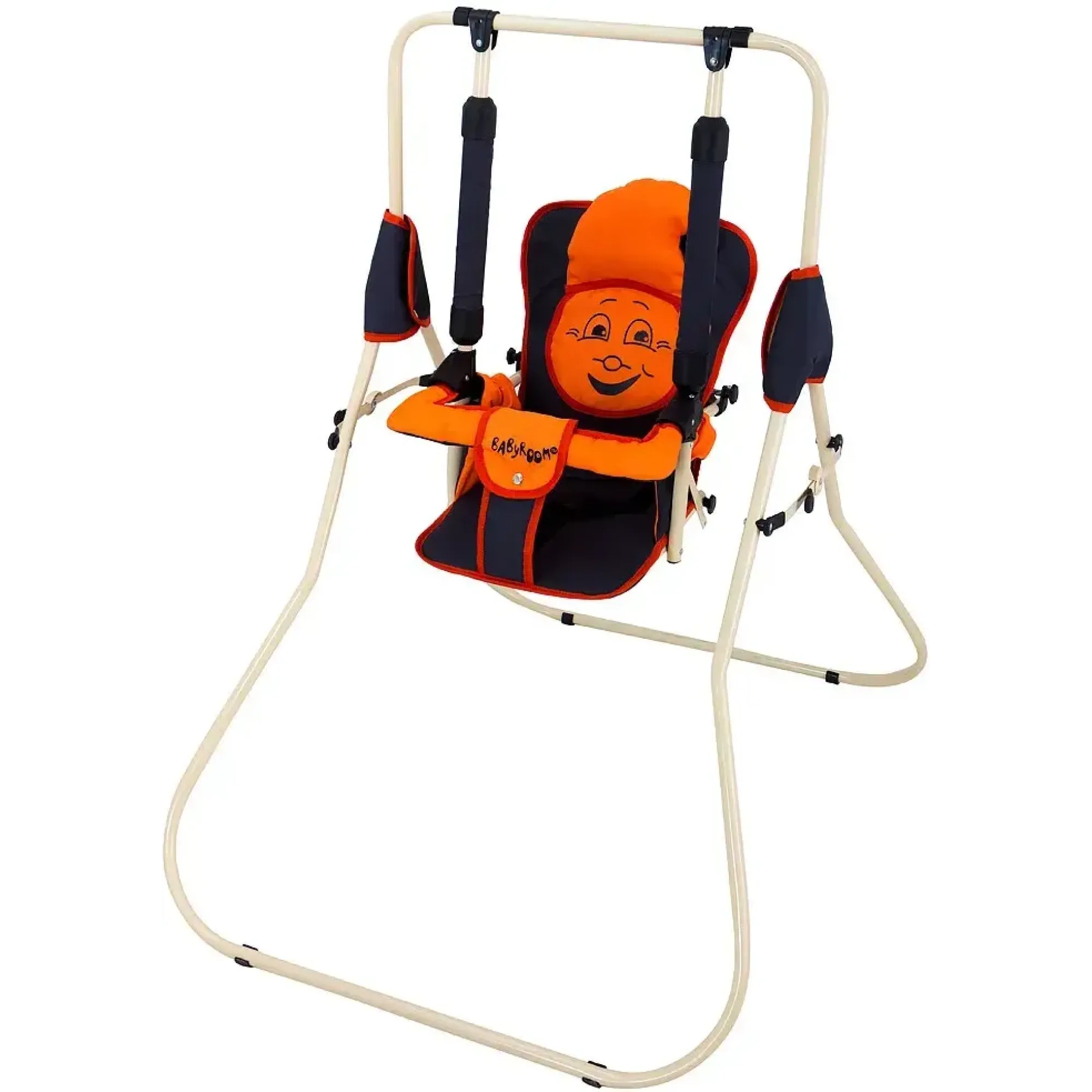 Гойдалка Babyroom Casper графіт / помаранчевий