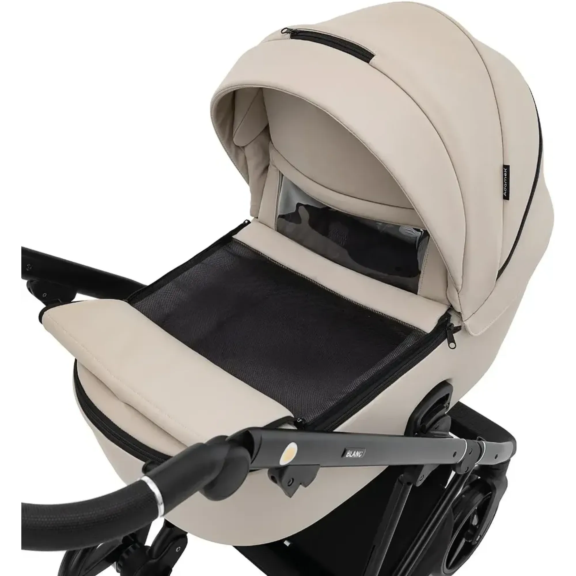 Коляска 2 в 1 Adamex Blanc Eco SA-7 лате