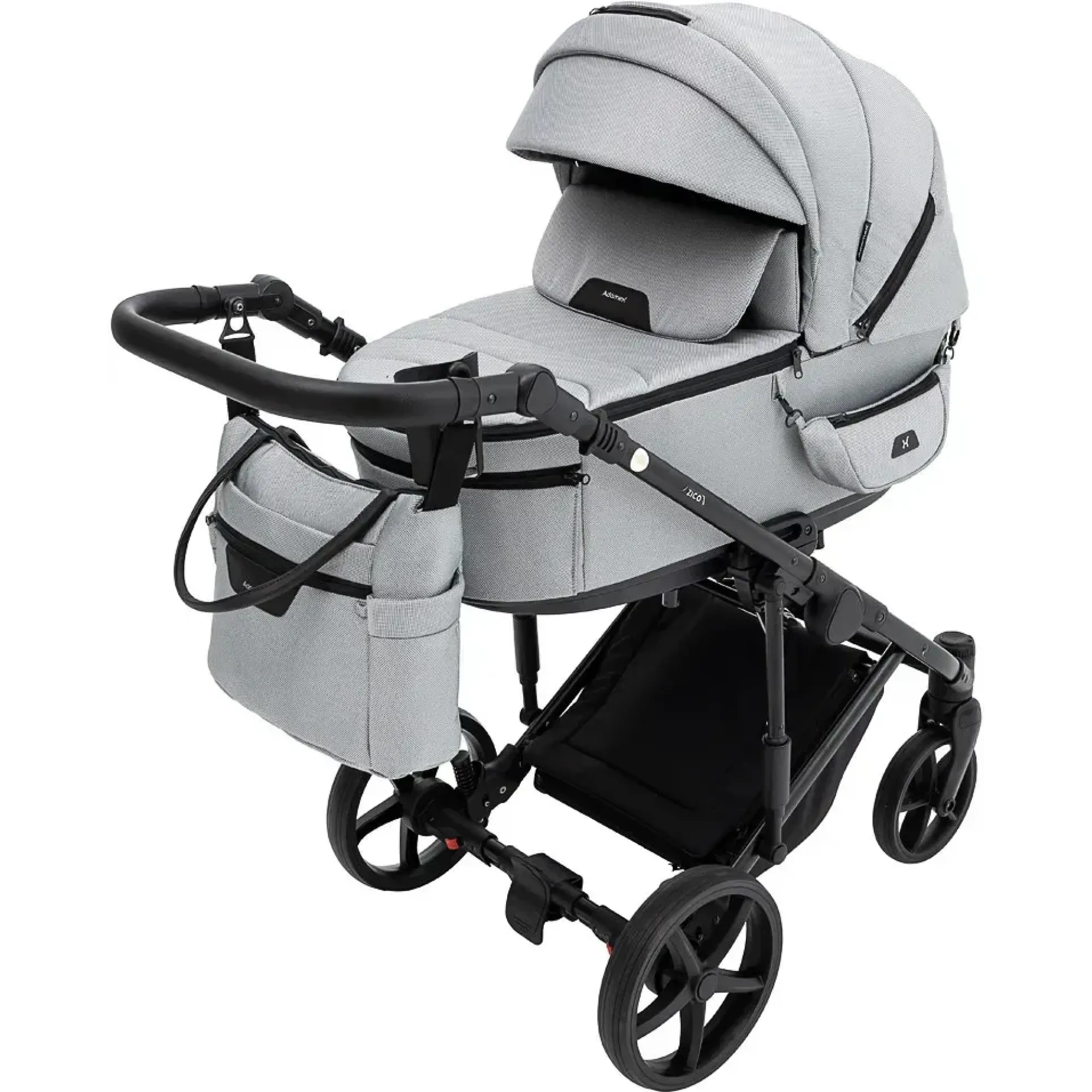 Коляска 2 в 1 Adamex Zico Tip TK-83 сірий