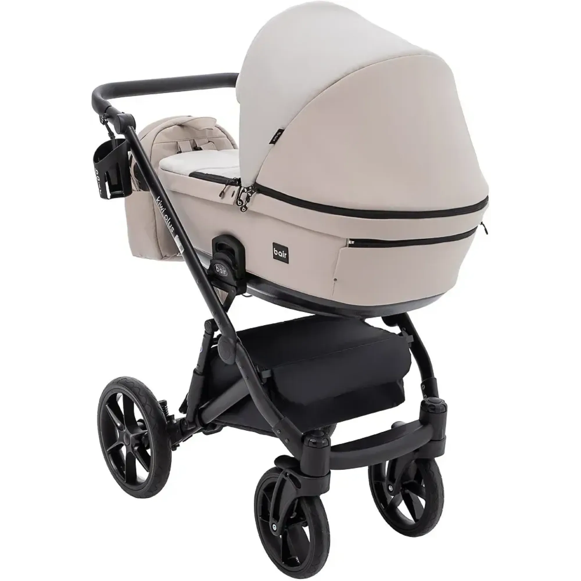 Коляска 2 в 1 Bair Kiwi Plus ECO BKP-32/33 бежевий / капучино