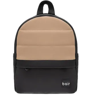 Коляска 2 в 1 для двійні Bair Kiwi DUO ECO BKD-18/15 капучино / чорний