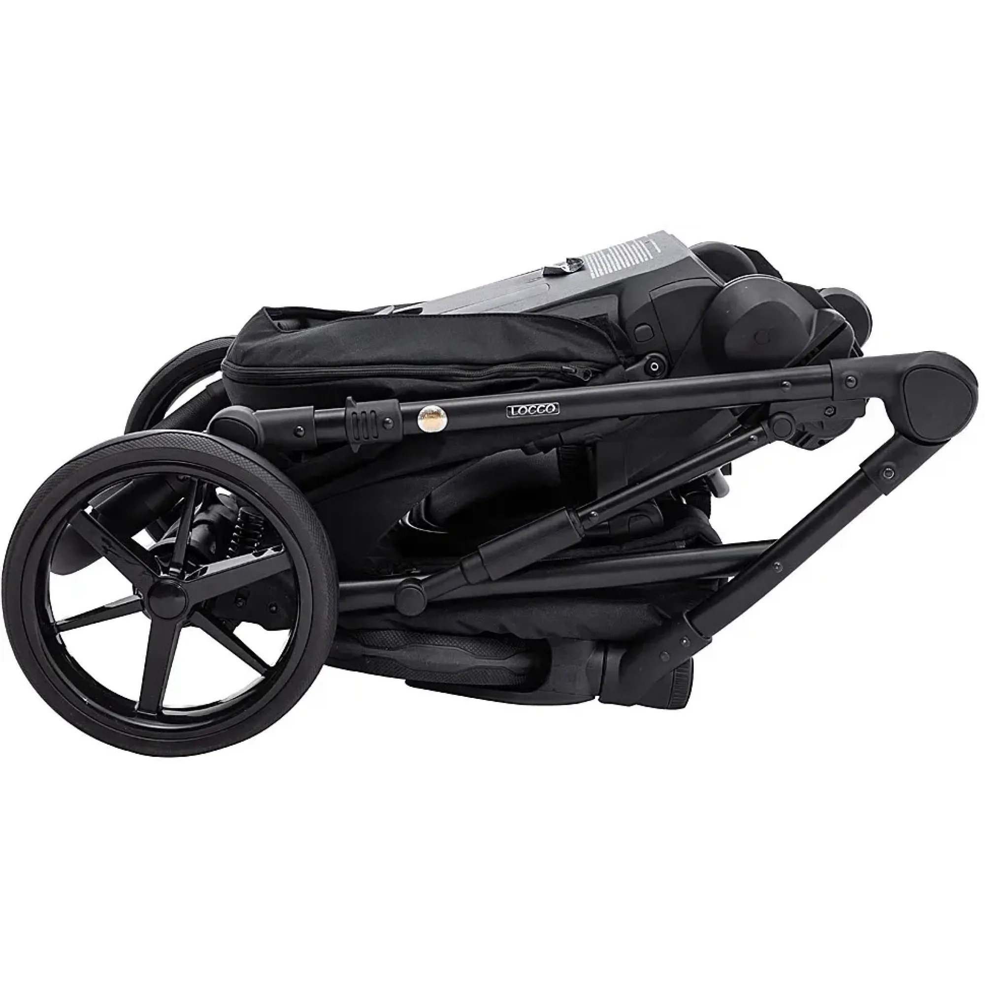 Коляска 2 в 1 Adamex Locco Lux TK-53 чорний