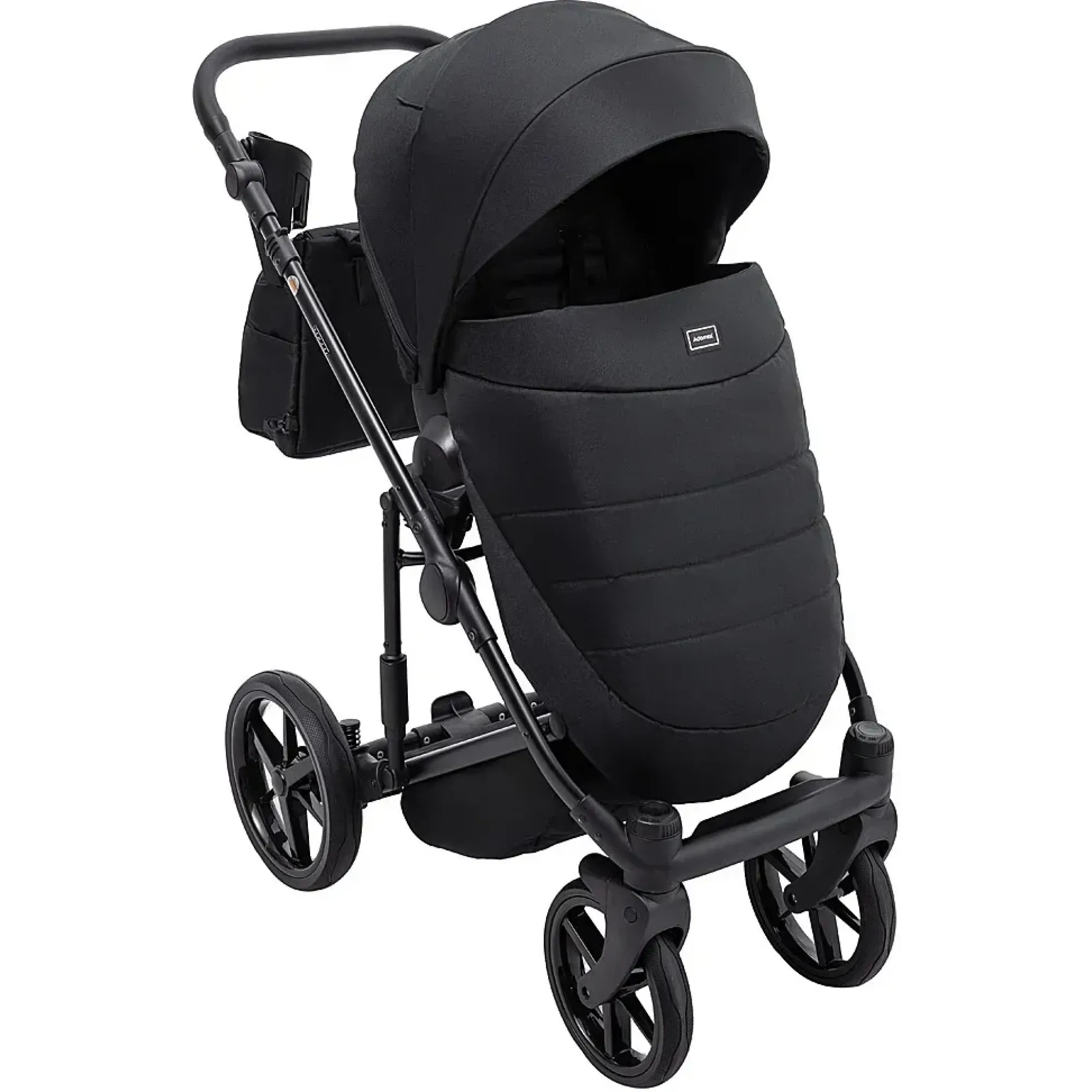 Коляска 2 в 1 Adamex Locco Lux TK-53 чорний