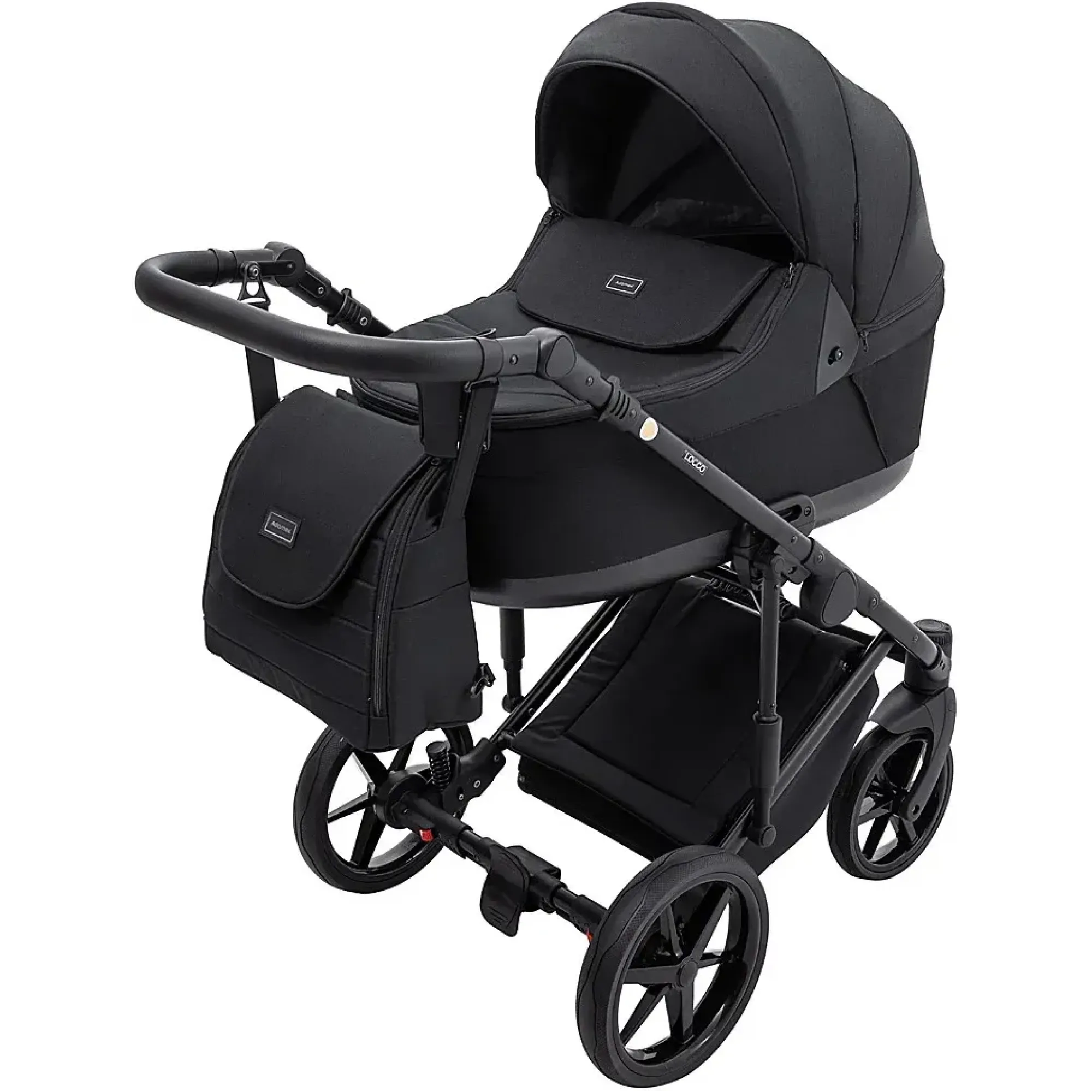 Коляска 2 в 1 Adamex Locco Lux TK-53 чорний