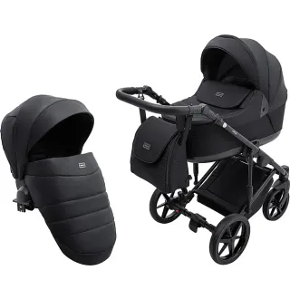 Коляска 2 в 1 Adamex Locco Lux TK-53 чорний