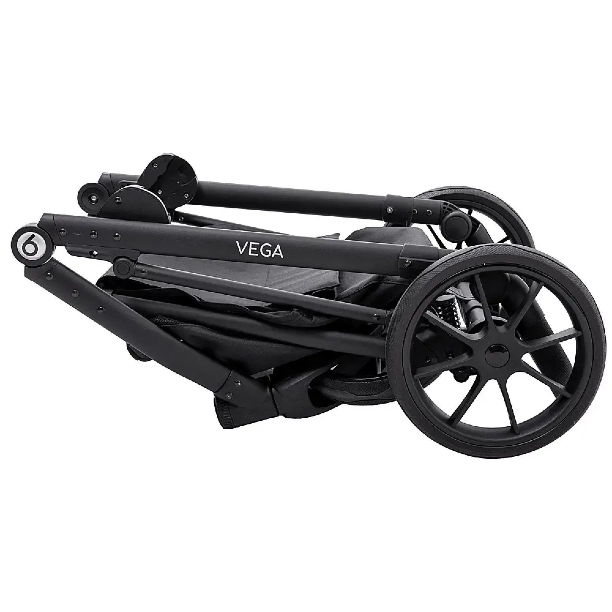 Коляска 2 в 1 Bair Vega ECO VE-12 чорний