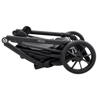 Коляска 2 в 1 Bair Vega ECO VE-12 чорний