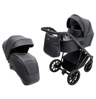 Коляска 2 в 1 Bair Vega ECO VE-12 чорний