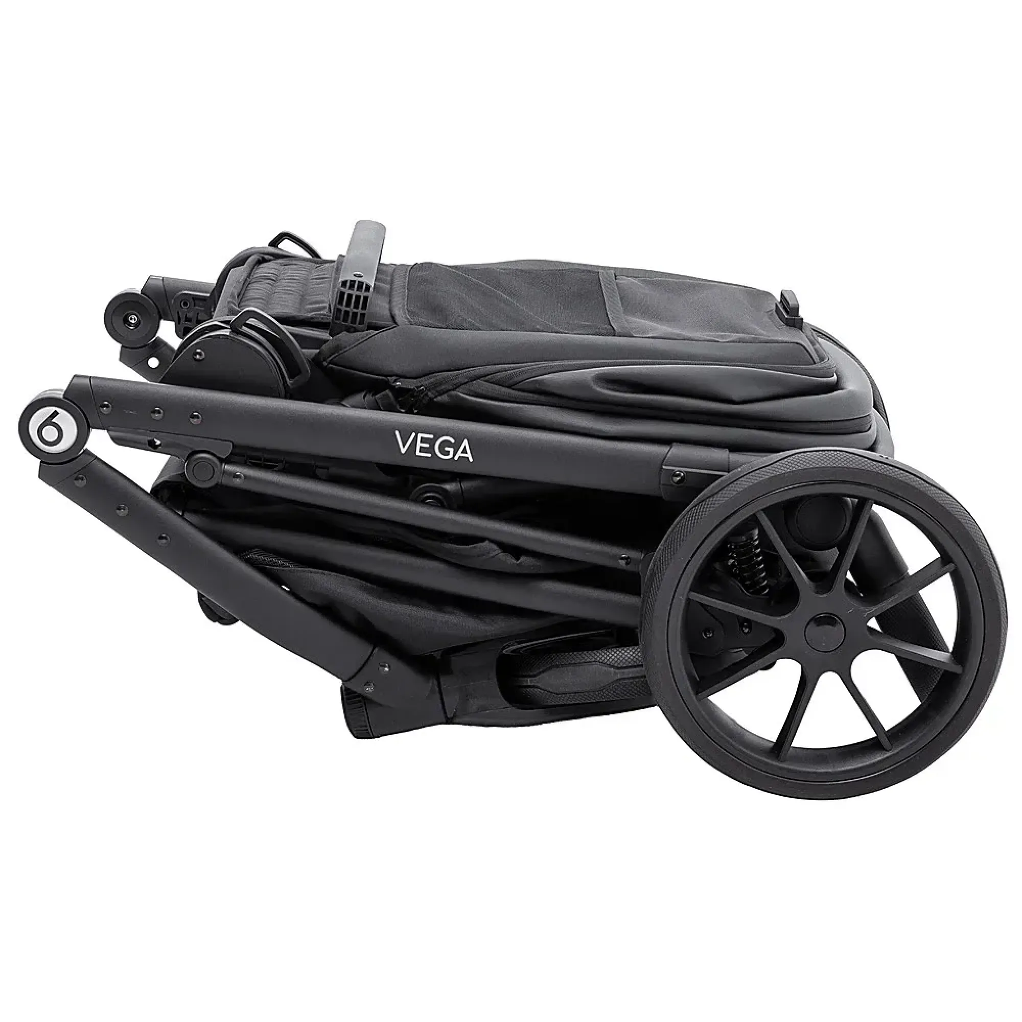 Коляска 2 в 1 Bair Vega ECO VE-12 чорний