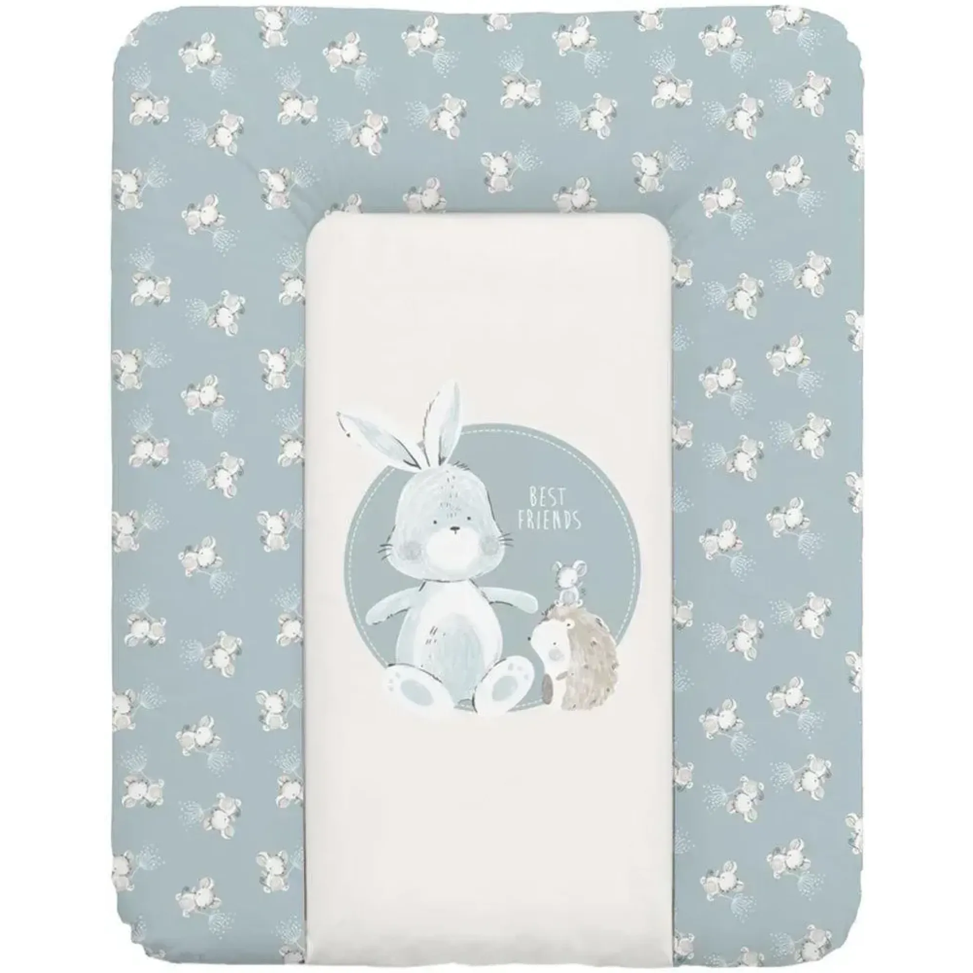 Повивальний матрац мʼякий Ceba Baby Soft changing mat small (50x70 cm) W-143-000-730 basic friends