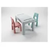 Комплект стіл та 2 стільці Tega Multifun 1+2 TI-011-174 turquoise / old rose / grey (бірюзовий / рожевий / сірий)