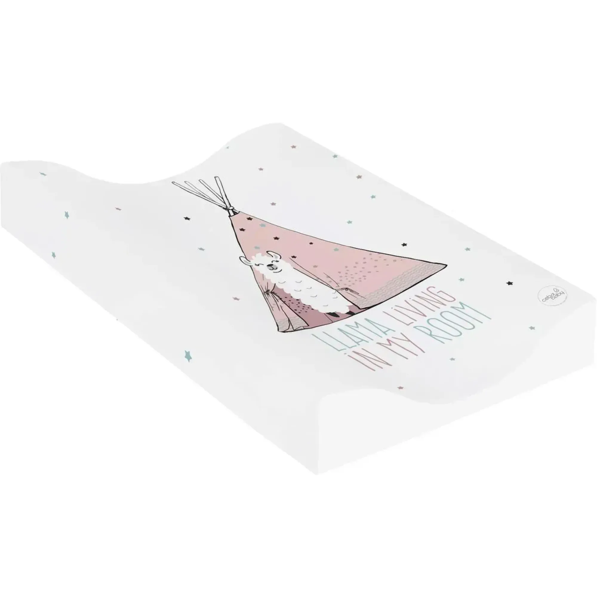 Повивальний матрац мʼякий Ceba Baby Soft profiled changing mat COSY (48x70 cm) W-104-120-607 lolly polly lama