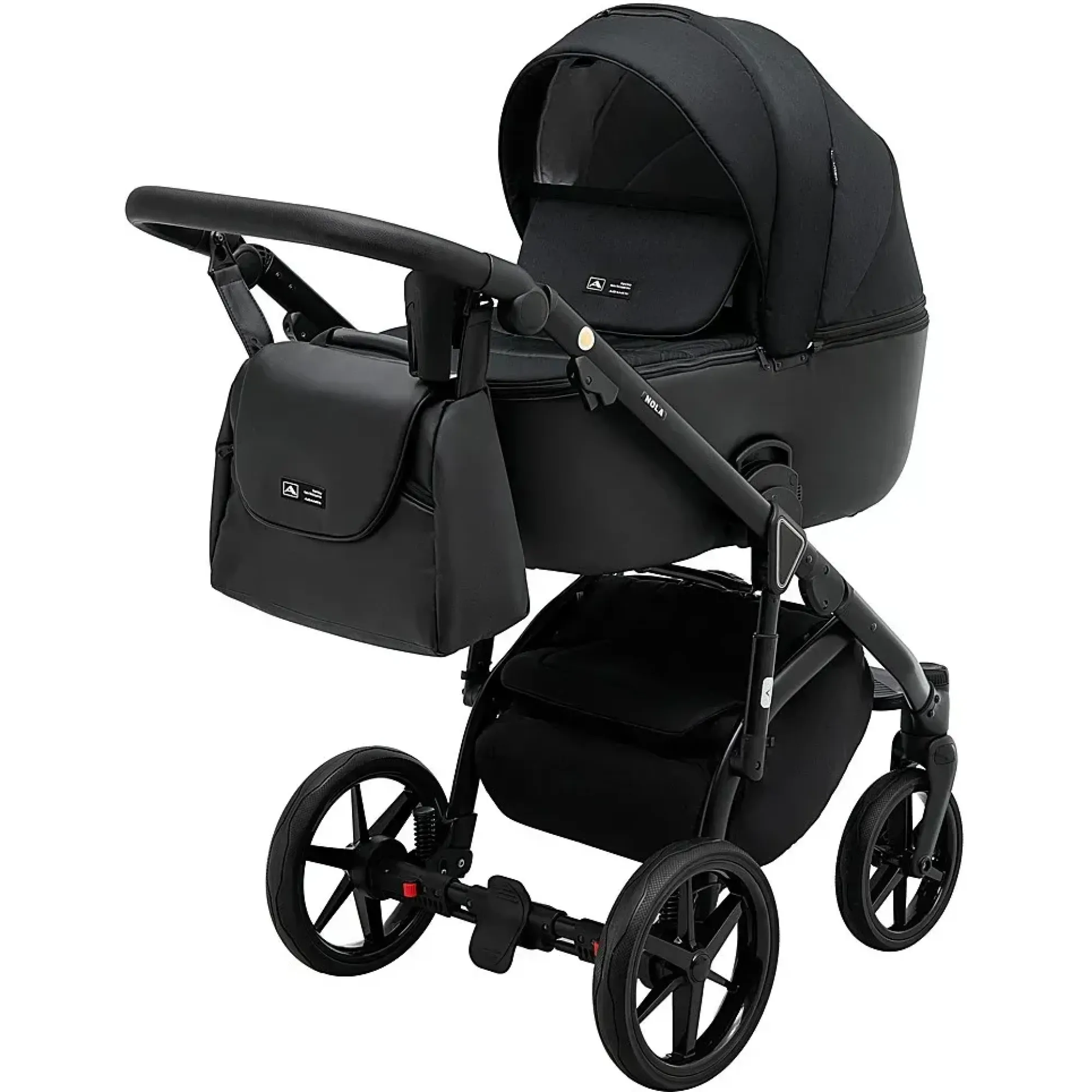 Коляска 2 в 1 Adamex Nola PS-1 чорний