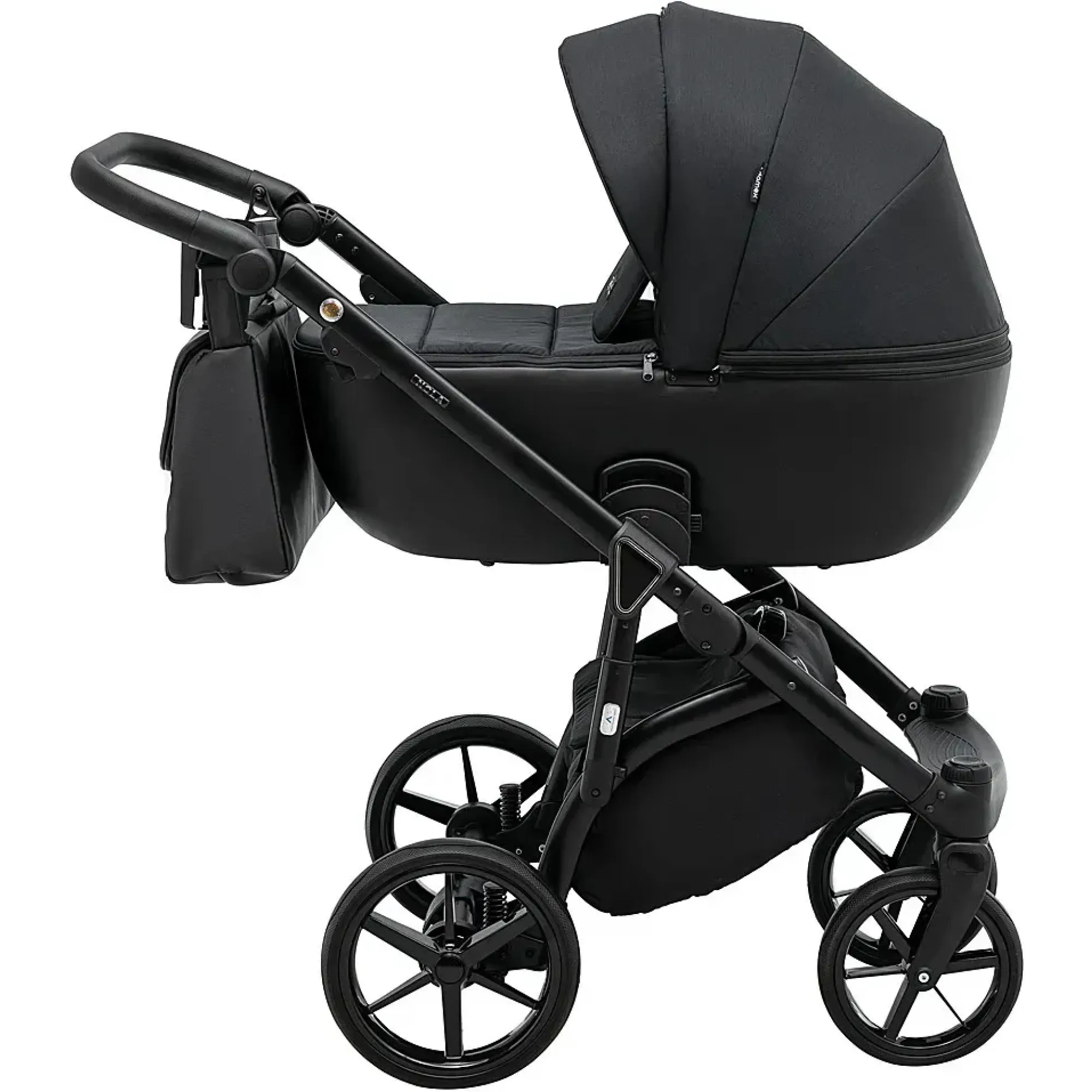 Коляска 2 в 1 Adamex Nola PS-1 чорний
