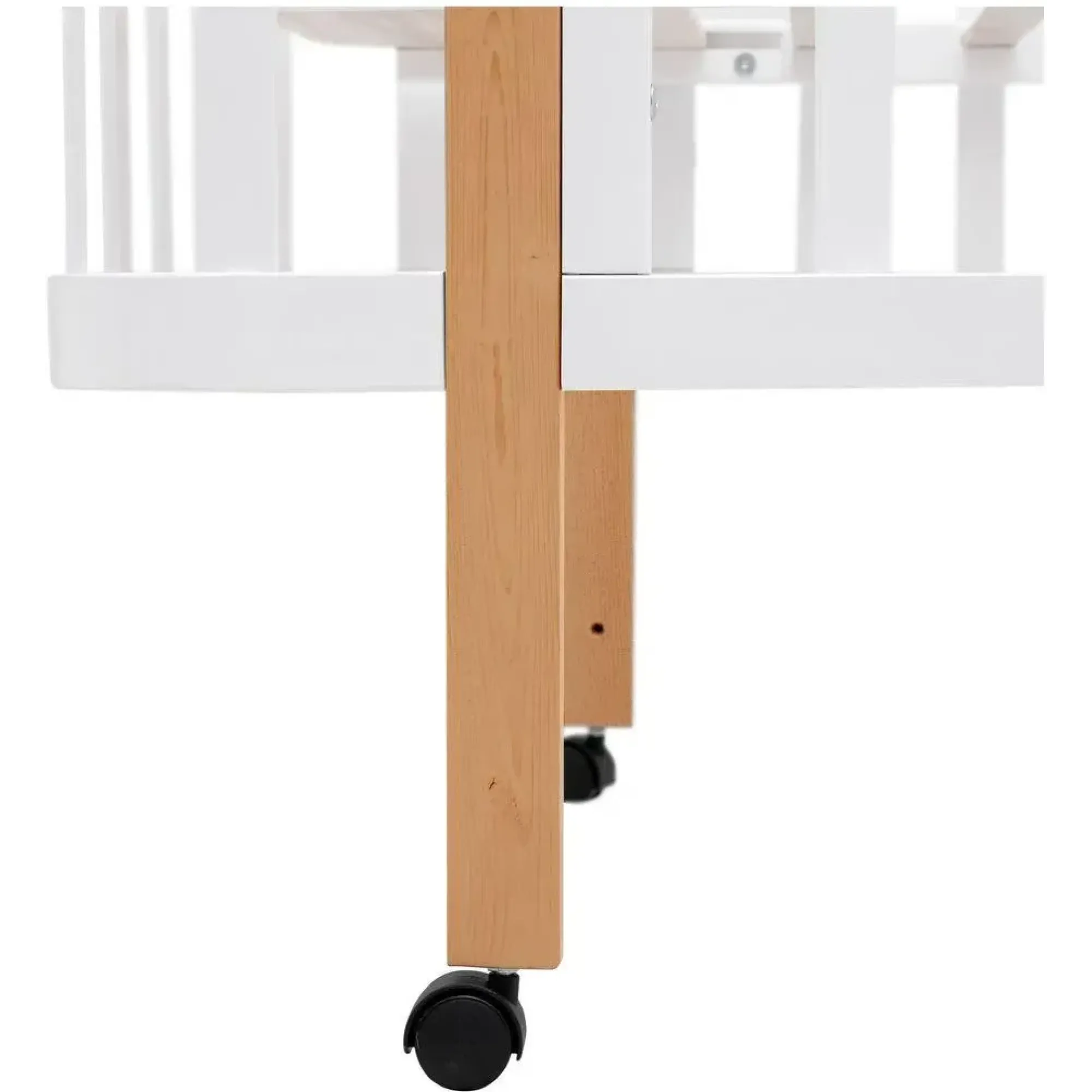 Ліжко Babyroom Місяць LU-1 білий / натуральний