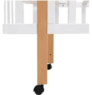 Ліжко Babyroom Місяць LU-1 білий / натуральний