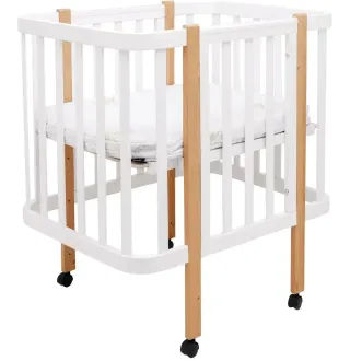 Ліжко Babyroom Місяць LU-1 білий / натуральний