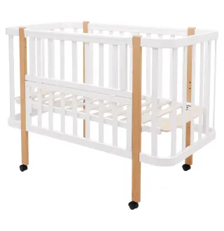 Ліжко Babyroom Місяць LU-1 білий / натуральний
