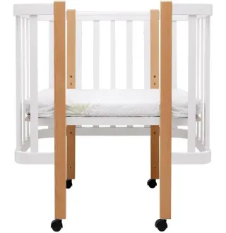 Ліжко Babyroom Місяць LU-1 білий / натуральний