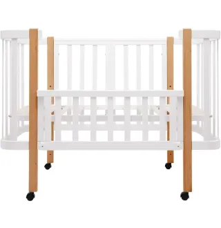 Ліжко Babyroom Місяць LU-1 білий / натуральний