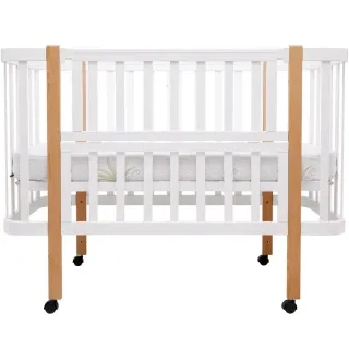 Ліжко Babyroom Місяць LU-1 білий / натуральний