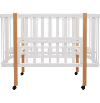 Ліжко Babyroom Місяць LU-1 білий / натуральний