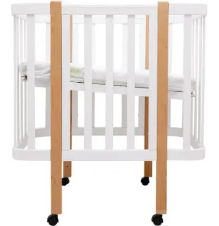 Ліжко Babyroom Місяць LU-1 білий / натуральний
