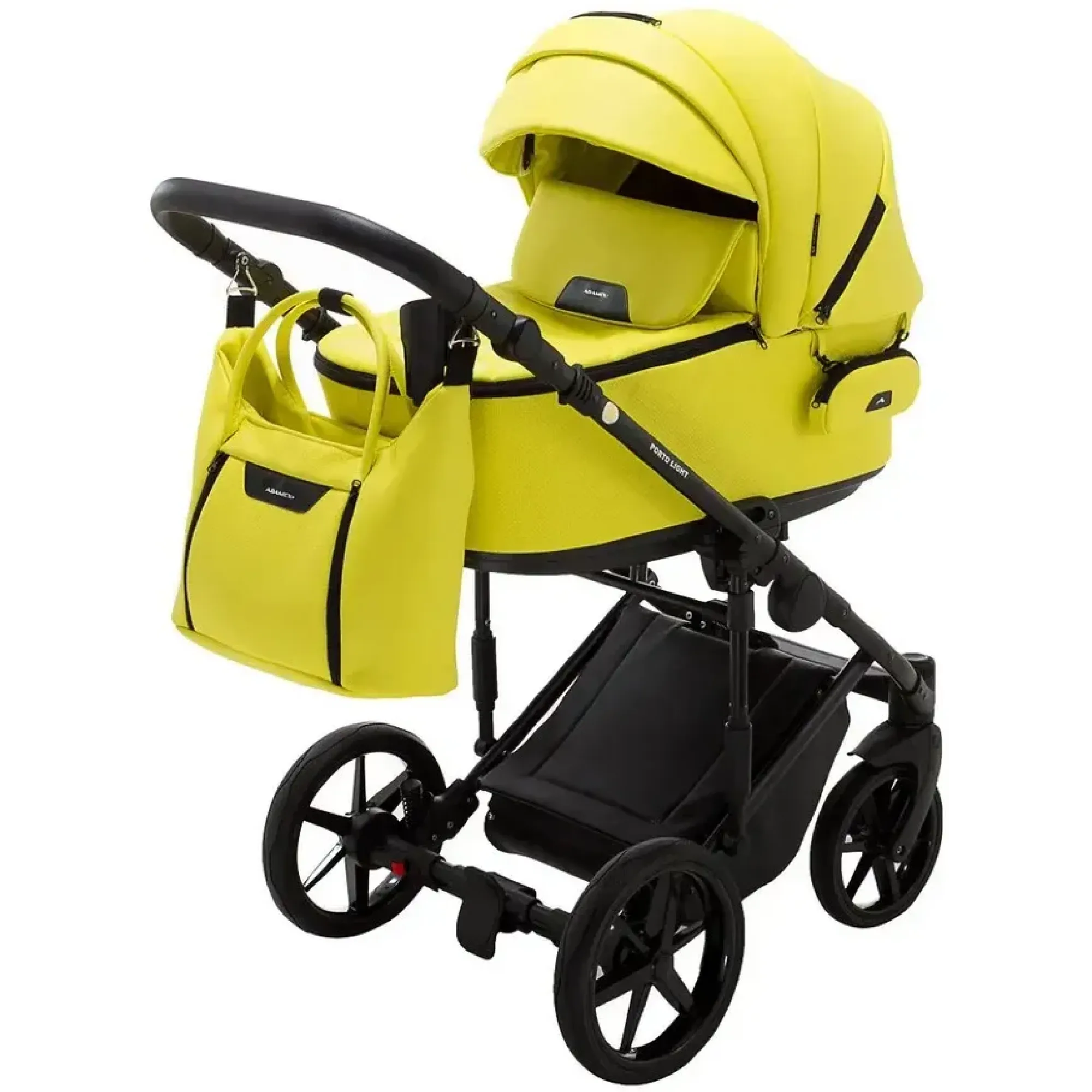 Коляска 2в1 Adamex Porto Light Eco SA-22 Жовтий