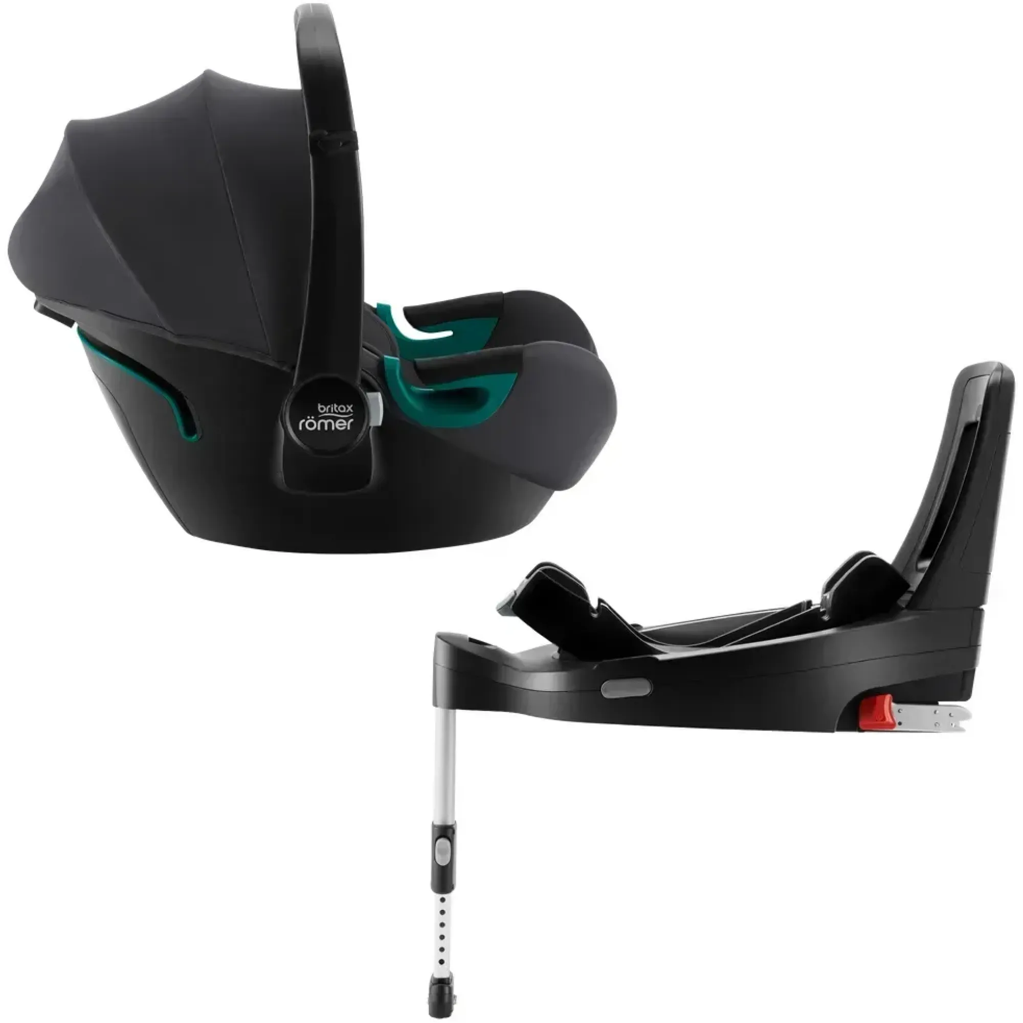 Автокрісло Britax-Romer Baby-Safe 3 i-Size Midnight Grey з платформою Flex Base iSense